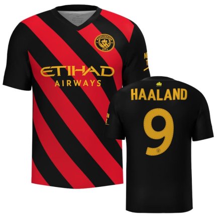 Футболка Манчестер Сити Холанд 9 (Manchester City Haaland 9) 2022-2023 игровая/повседневная 11223002 цвет: красный