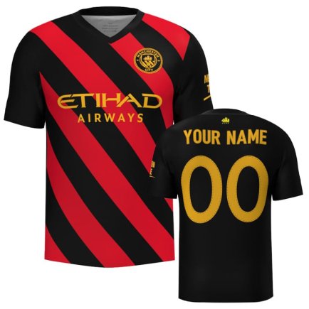 Футболка Manchester City (Манчестер Сити, Ман Сити) 2022-2023 игровая/повседневная 11222602 цвет: красный