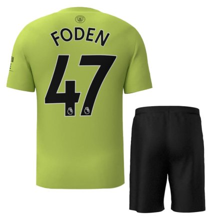 Новая Футбольная форма Манчестер Сити Фоден 47 (Manchester City Foden 47) 2022-2023 игровая/повседневная 11222107 цвет: зеленый
