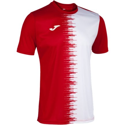 Футболка игровая Joma PERFORMANCE CORTA CITY II 103240.602 цвет: красный/белый