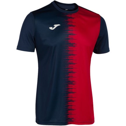 Футболка игровая Joma PERFORMANCE CORTA CITY II 103240.336 цвет: темно-синий/красный