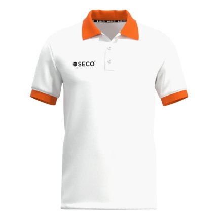 Футболка Поло SECO Rister White 22240205 цвет: оранжевый