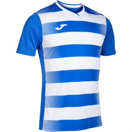 Футболка Joma PERFORMANCE EUROPA V 102838.702 цвет: синий/белый