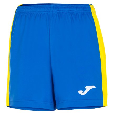 Шорты игровые Joma ACADEMY III 901142.709 женские цвет: голубой/желтый