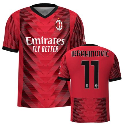 Футболка Milan Ibrahimovic 11 (Мілан Златан Ібрагімович 11) 2023-2024 ігрова/повсякденна 11226402 колiр: червоний Футболка Milan Ibrahimovic 11 (Мілан Златан Ібрагімович 11) 2023-2024 ігрова/повсякденна 11226402 колiр: червоний