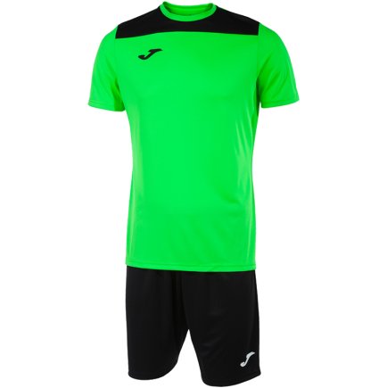 Футбольная форма Joma PHOENIX II 103124.021 цвет: салатовый/черный