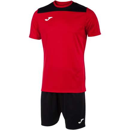 Футбольная форма Joma PHOENIX II 103124.601 цвет: красный/черный