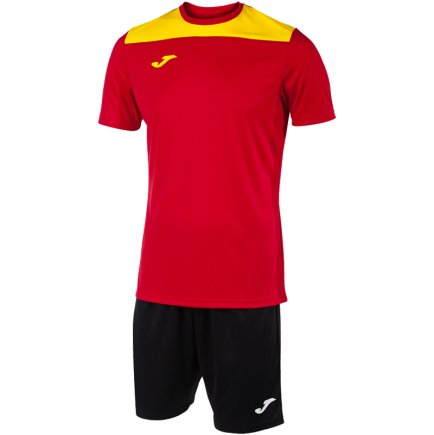 Футбольная форма Joma PHOENIX II 103124.609 цвет: красный/желтый