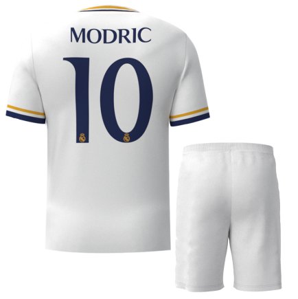 Новая Футбольная форма Реал Мадрид Модрич 10 (Real Madrid Modric 10) 2023-2024 игровая/повседневная 11227010 цвет: белый