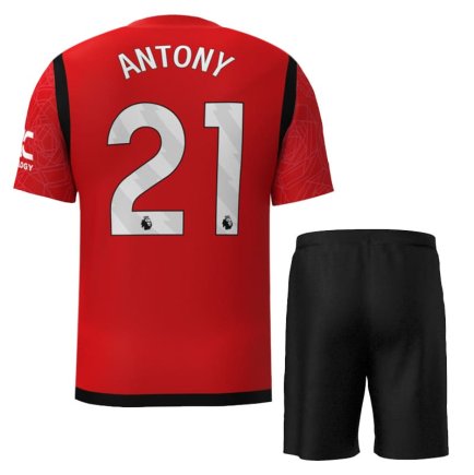 Футбольная форма Манчестер Юнайтед Антони 21 (Manchester United Antony 21) 2023-2024 игровая/повседневная 11228102 цвет: красный