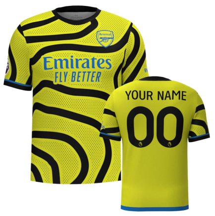 Новая Футболка Arsenal (Арсенал, Лондон) 2023-2024 игровая/повседневная 12220503 цвет: желтый Новая Футболка Arsenal (Арсенал, Лондон) 2023-2024 игровая/повседневная 12220503 цвет: желтый