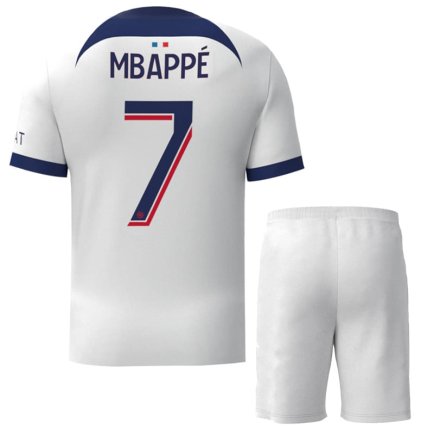 Футбольная форма ПСЖ Мбаппе 7 (PSG Mbappe 7) 2023-2024 игровая/повседневная 12222010 цвет: белый