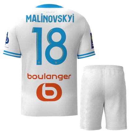 Новая Футбольная форма Олимпик Марсель Малиновский 18 (Olympic Marseille Malinovskyi 18) 2023-2024 игровая/повседневная 12224610 цвет: белый