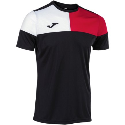 Футболка Joma MANGA CORTA CREW V 103084.106 цвет: черный/красный