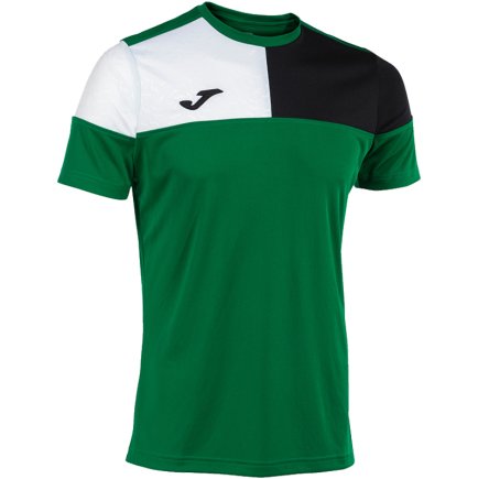Футболка Joma MANGA CORTA CREW V 103084.451 цвет: зеленый/черный
