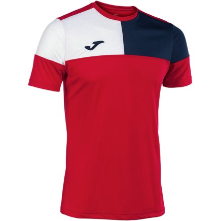 Футболка Joma MANGA CORTA CREW V 103084.603 цвет: красный/черный