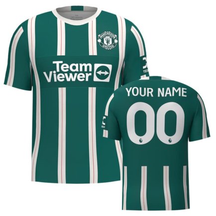 Футболка Manchester United (Манчестер Юнайтед) 2023-2024 игровая/повседневная 13221207 цвет: зеленый