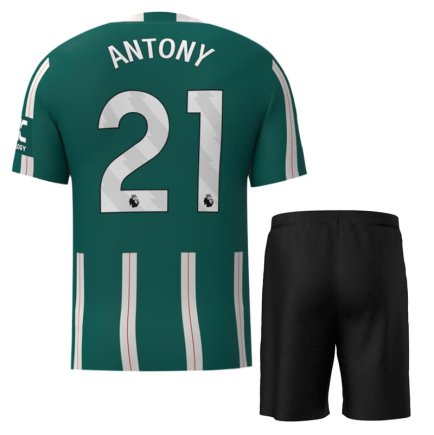 Футбольная форма Манчестер Юнайтед Антони 21 (Manchester United Antony 21) 2023-2024 игровая/повседневная 13221307 цвет: зеленый