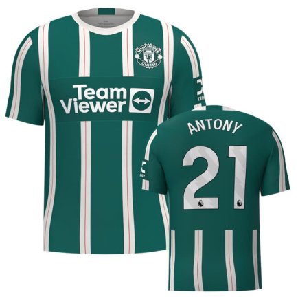 Футболка Манчестер Юнайтед Антони 21 (Manchester United Antony 21) 2023-2024 игровая/повседневная 13221407 цвет: зеленый