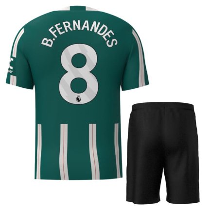 Футбольная форма Манчестер Юнайтед Фернандес 8 (Manchester United Fernandes 8) 2023-2024 игровая/повседневная 13221707 цвет: зеленый