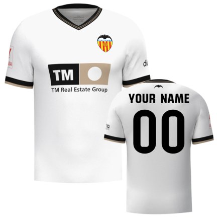 Новая Футболка Valencia (Валенсия) 2023-2024 игровая/повседневная 13223010 цвет: белый