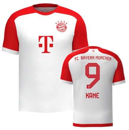 Футболка Бавария Кейн 9 (Bayern Munich Kane 9) 2023-2024 игровая/повседневная 13223802 цвет: красный