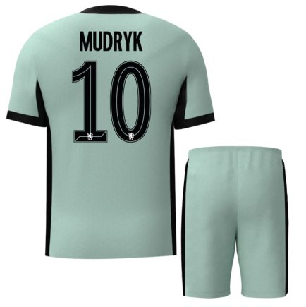 Футбольная форма Челси Мудрик 10 (Chelsea Mudryk 10) 2023-2024 игровая/повседневная 13225320 цвет: ментоловый