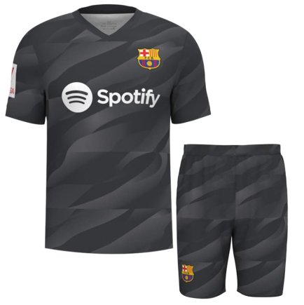 Новая Вратарская футбольная форма Barcelona (Barca, Барса) 2023-2024 игровая/повседневная 14221301 цвет: черный