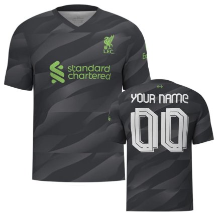 Нова Воротарська футболка Liverpool (Ліверпуль) 2023-2024 ігрова/повсякденна 14221601 колiр: чорний