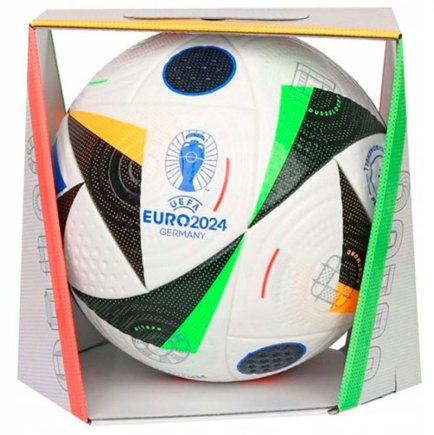 М'яч футбольний Adidas  EURO24 Fussballiebe 2024 Pro IQ3682 розмір 5