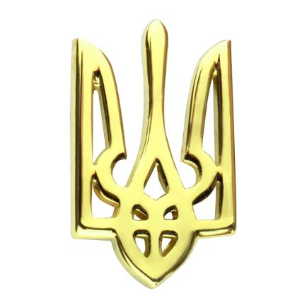 Значок Тризуб золото