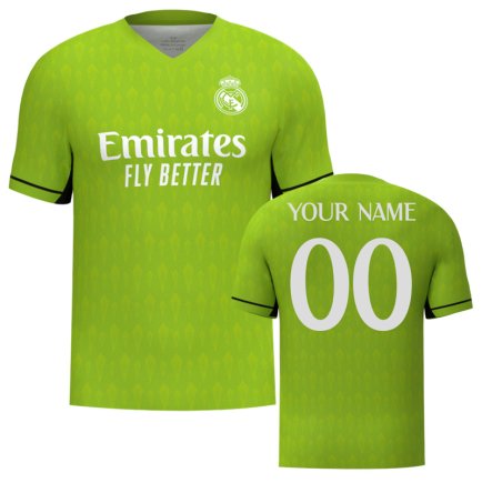 Новая Вратарская футболка Real Madrid (Реал Мадрид) 2023-2024 игровая/повседневная 14223407 цвет: зеленый