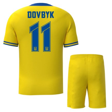 Новая Футбольная форма Украина Довбик 11 (Dovbyk 11 Ukraine) 2023-2024 игровая/повседневная 14224903 цвет: желтый
