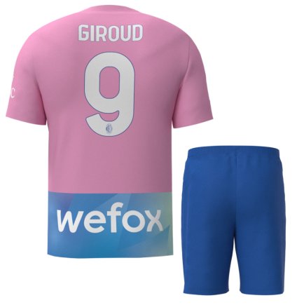 Нова Футбольна форма Мілан Жиру 9 (Milan Giroud 9) 2023-2024 ігрова/повсякденна 14225309 колiр: рожевий
