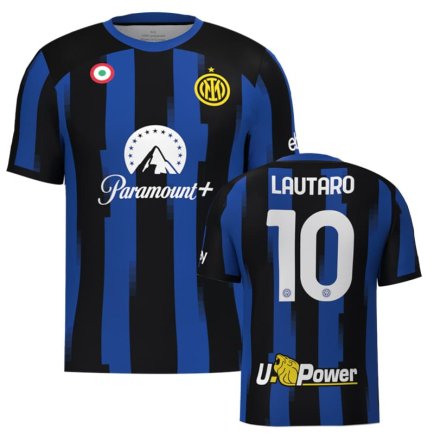 Футболка Інтер Мілан Лаутаро 10 (Inter Milan Lautaro 10) 2023-2024 ігрова/повсякденна 14226812 колiр: темно-синій