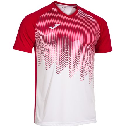 Футболка ігрова Joma TIGER VI 103679.206 колір: червоний/білий