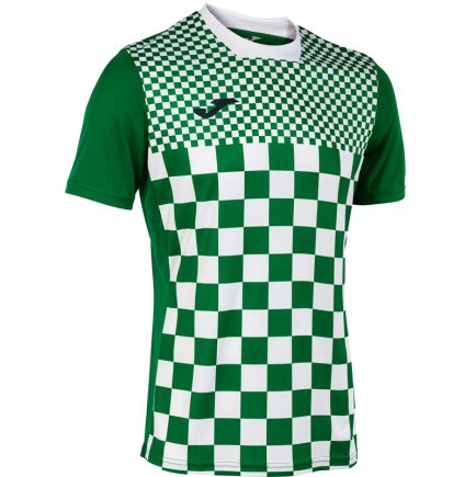 Футболка игровая Joma FLAG III 103157.452 цвет: зеленый/белый