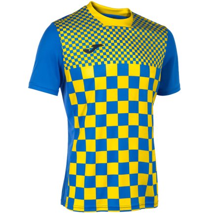 Футболка игровая Joma FLAG III 103157.709 цвет: голубой/желтый