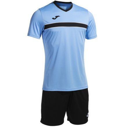 Футбольна форма Joma VICTORY 103734.381 колір: блакитний/чорний
