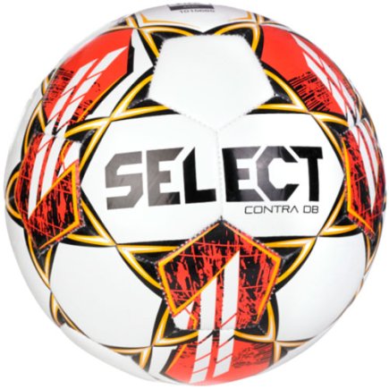 Мяч футбольный Select Contra DB v24 (300) размер 4 цвет: белый/красный
