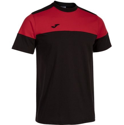 Футболка Joma MANGA CORTA CREW V 103296.106 цвет: черный/красный