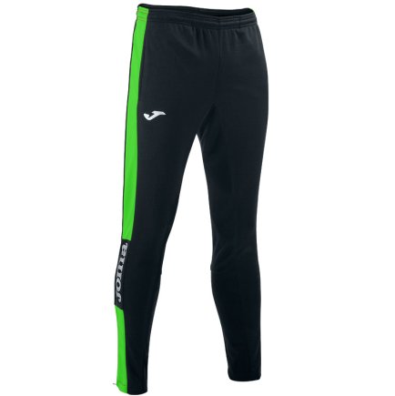 Спортивные штаны Joma Champion IV 100761.117 цвет: черный/салатовый