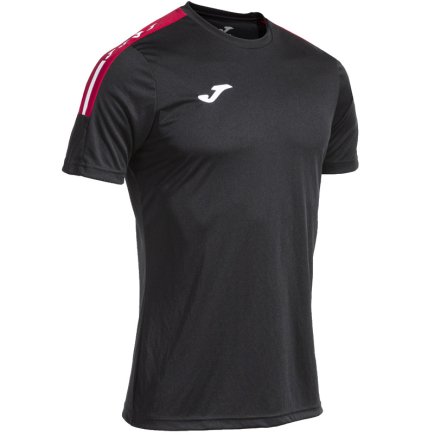 Футболка Joma MANGA CORTA OLIMPIADA 103245.106 колір: чорний/червоний
