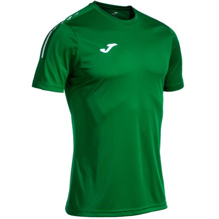 Футболка Joma MANGA CORTA OLIMPIADA 103245.450 цвет: зеленый/белый