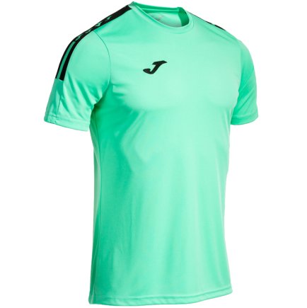 Футболка Joma MANGA CORTA OLIMPIADA 103245.422 колір: ментоловий/чорний