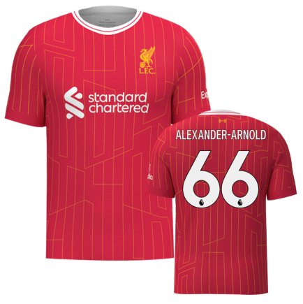 Футболка Ліверпуль Александер-Арнольд 66 (Liverpool Alexander-Arnold 66) 2024-2025 ігрова/повсякденна 15220502 колiр: червоний
