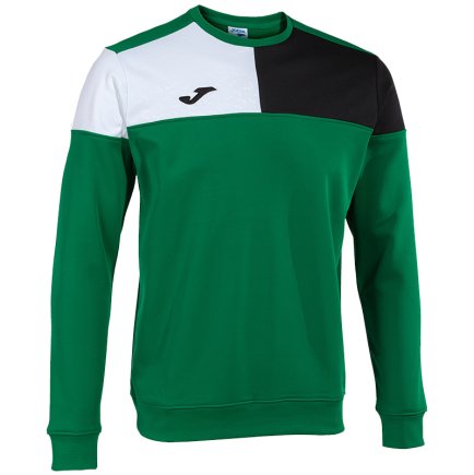 Толстовка Joma Crew V 103085.451 колір: зелений/чорний