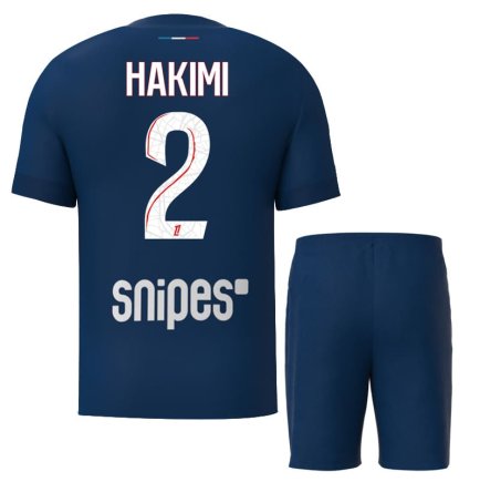 Футбольная форма ПСЖ Хакими 2 (PSG Hakimi 2) 2024-2025 игровая/повседневная 15223112 цвет: темно-синий