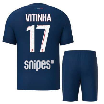 Футбольная форма ПСЖ Витинья 17 (PSG Vitinha 17) 2024-2025 игровая/повседневная 15223712 цвет: темно-синий