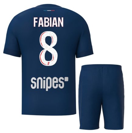 Футбольная форма ПСЖ Фабиан 8 (PSG Fabian 8) 2024-2025 игровая/повседневная 15223912 цвет: темно-синий